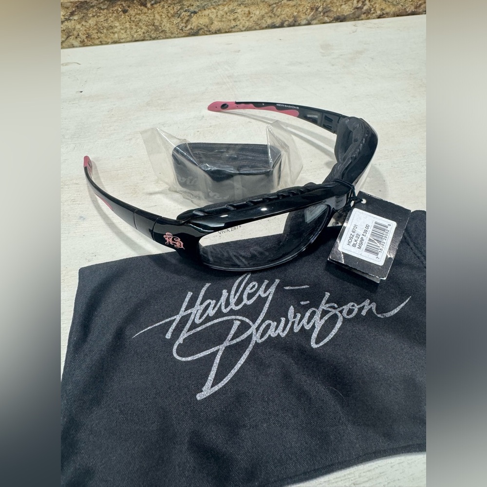 COPY - Harley Davidson clear lense glasses; NWT